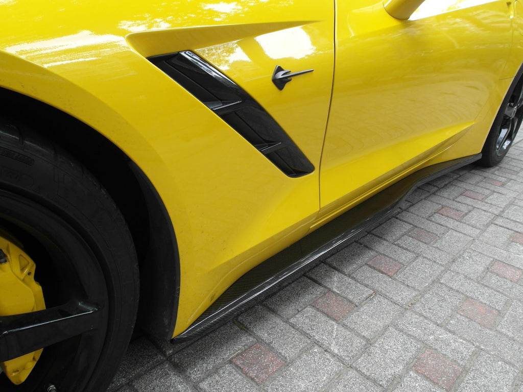 Chevy C7 Corvette Stingray Z51 Carbon Fiber Sideskirts