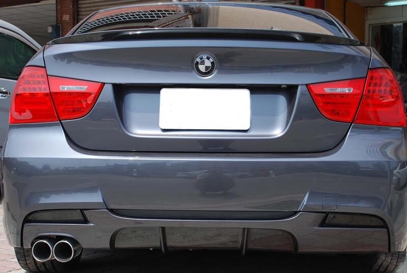 E90 BMW 3 Series M Tech Carbon Fiber Rear Diffuser