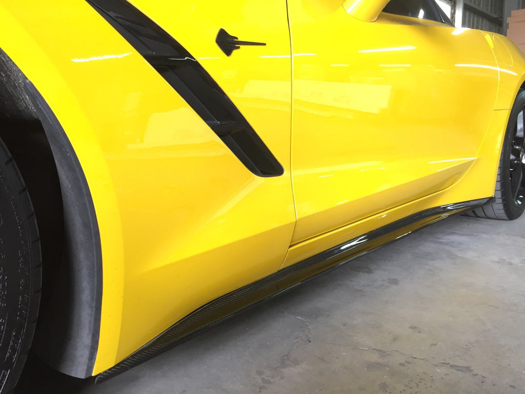 Chevy C7 Corvette Stingray Z51 Carbon Fiber Sideskirts