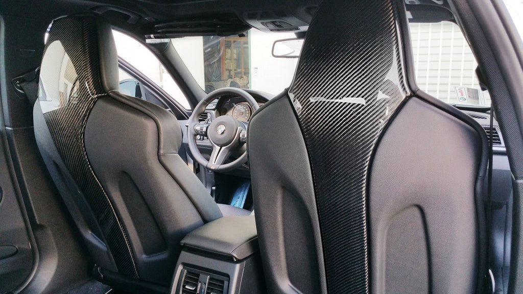 F80/F82 M3 M4 Carbon Fiber Seat Back Covers