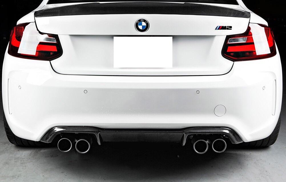 F87 BMW M2 OEM Style Carbon Fiber Rear Diffuser
