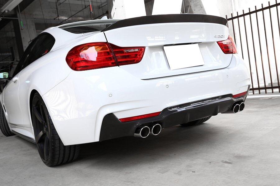 F32/F33 BMW 435i M Sport 3D Style Rear Diffuser
